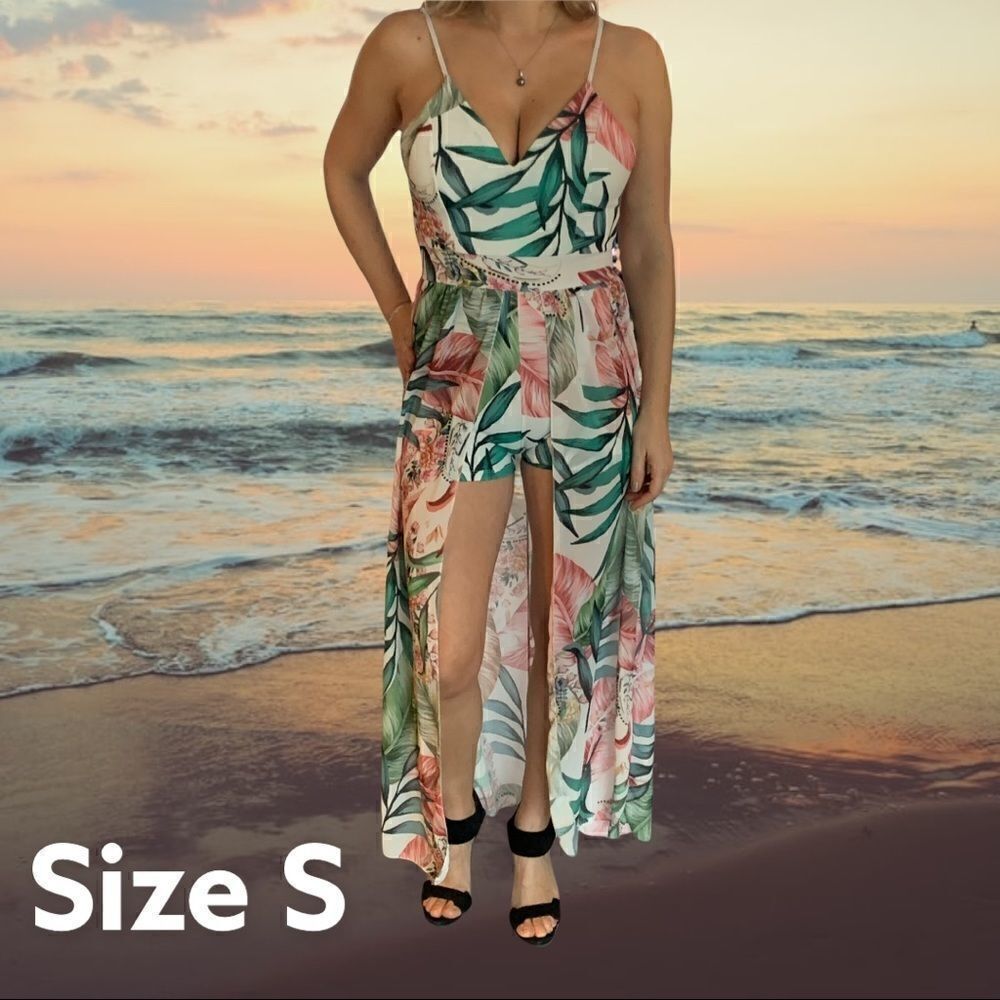 NWOT Combo floral dress short S 